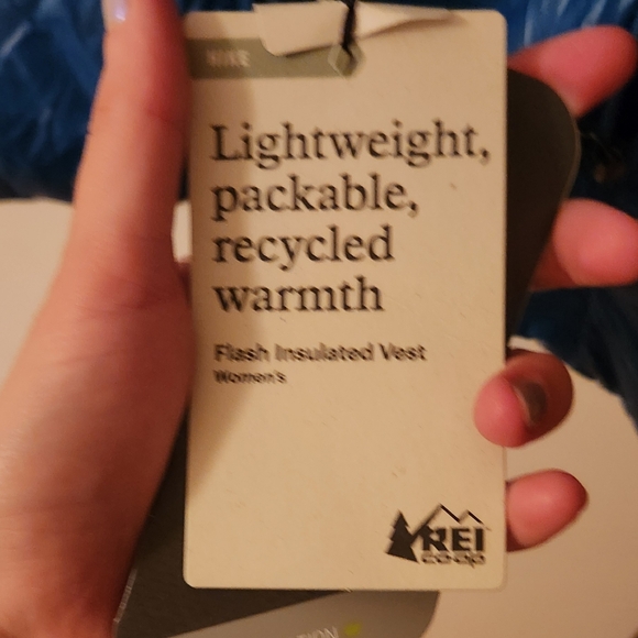 REI Women's Flash Insulated Vest Blue XL - Picture 2 of 6